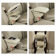 Vtear For Mitsubishi Xpander 2015-2020 armrest car interior Accessories USB arm rest storage box cen