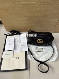 Gucci Marmont 熱門款馬夢small中號 24cm斜背側背鏈條包🔥