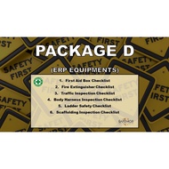 PACKAGE D - ERP Equipments Checklist