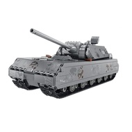 Compatible with LEGO Panzer VIII Mauss Quân đội số 8 Chuột Loại Heavy Tank SWAT Mô hình 2127PCS Khối