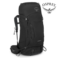 【Osprey 美國】Kyte 58 輕量登山背包 女 黑色 XS/S｜健行背包 背包旅行 附背包防水套