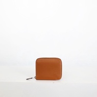 二手Hermes 絲巾短夾/金棕色