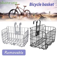 SHANRONG Bike Basket Durable Metal Bracket Cycling Goods Bike Luggage Rack