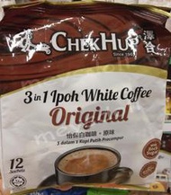 ( 40克 x 12包 ) 馬來西亞 Chek Hup 澤合 - 怡保 三合一 白咖啡 ( 原味 )
