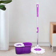 Alat Pel Lantai Spin Mop Super Praktis Ember Bahan PP Plastik & Baja Tahan Karat Perlengkapan Rumah 