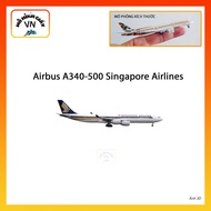 [1:400] Airbus A340-500 Singapore Airlines Assembly Paper Model - MohinhgiayVN