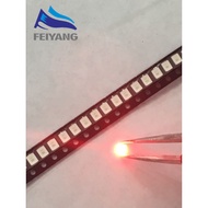 500PCS 12-20LM 2835 Red SMD LED 0.2W high bright light emitting diode chip leds 620-625NM PLCC-2  60