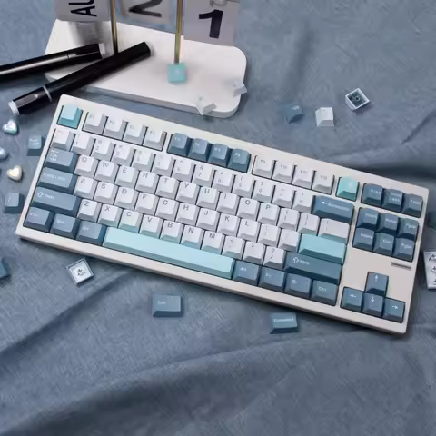 GMK Shoko Olivia Keycaps Cherry Profile Double Shot English Custom Personality Keycaps For MX Mechan