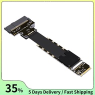 High-Speed F47SM M.2 NVMe to U.3 SSD Extension Cable, 50cm, PCIe 5.0 X4 SFF-TA-1001, 128G/Bps