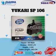 YUKARI SP 106 50 Watt Submersible Pump for Aquarium Hydroponic Pond 3500 L/H 3.5 Meters