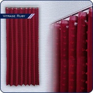 gorden vitrase bordir import ruby/gorden jendela/gorden ukuran 150x200/gorden putih transparan/gorde