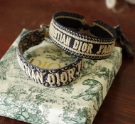 老又好 真品  Christian Dior 編織手環 手鍊 流蘇 BR268