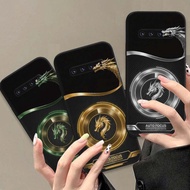 Fashionable Samsung S10 / S10 5G / S10 Plus / S10e case with dragon, technology, neon print