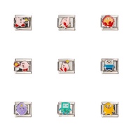 FMTTM Italian Charm Links Beads Stainless Steel Bracelet Jewelry(FB501-FB509)