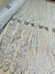 Kain tulle bordir motif etnik sumbawa