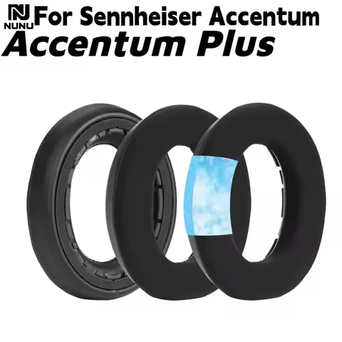 Replacement Ice Gel Ear Pads With Buckle for Sennheiser Accentum/Accentum Plus Headphones Breathable