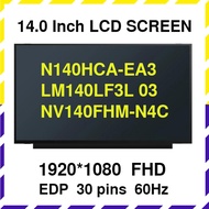 14.0 inch IPS N140HCA-EA3 Fit LM140LF3L 03 NV140FHM-N4C 300nit 100% sRGB LED Matrix Display Panel FH