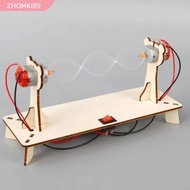 ZHOMKI89 STEM Educational Demonstration Set, Wood Explore Standing Waves Science Experiment Tool, Du