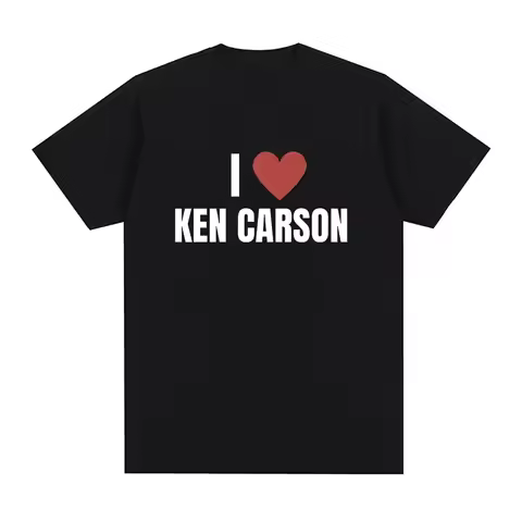 I Love Ken Carson T Shirts Men Women Fashion Hip Hop T-Shirt 100% Cotton Casual Cozy Oversized Short