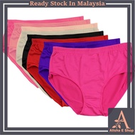 PLUS SIZE 2XL-6XL (95kg-120kg) High Waist Panties Cotton Spender Wanita Saiz Besar Tutup Perut Selua