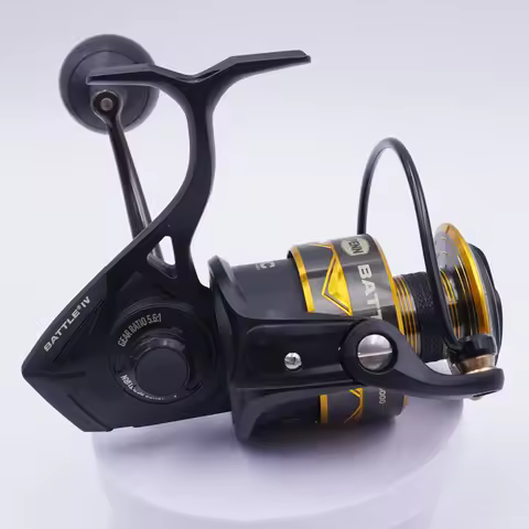 PENN Battle IV3000 4000 5000 6000 5.6:1 11.3KG All-Metal Spinning Reel Aluminium Sea Fishing Jigging