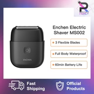 Enchen Pencukur MS002 Electric Shaver Waterproof 3 Flexible Blades Compact Foil Shaver With Lock