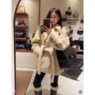 DPS Genuine Korean Dongdaemun Korea Daigou elborn Teddy Wool Double-Breasted Jacket coco m.moi