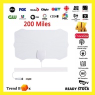 200 Mile Range Antenna TV Digital HD Skywire 4K Antena Digital Indoor HDTV 1080P Areal