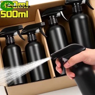 Matte Black HDPE Spray Bottles, Adjustable Nozzle for Fine Mist/Stream, BPA-Free Leak-proof Bottles 