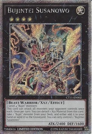 YU-GI-OH! - Bujintei Susanowo (CT11-EN002) - Collector Tin Promos - Limited Edition - Platinum Secre