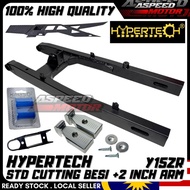 HYPERTECH SWING ARM CUTTING STD / TAMBAH 2 INCH / SIAP ARM RUBBER / COVER RANTAI / CHAIN ADJUSTER CN