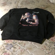 2Pac All Eyez on Me Crewneck Casual Sweater, Cool, Comfortable, Cotton Fleece Material