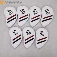 ADAMES Golf Wedge Cover, PU Leather Angle Club Sand Wedge Headcover, Universal Big Number 56 58 60 D