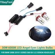 Warranty Durable H8 LED No Error 30W 1500LM Angel Eye Marker Light Bulb for BMW 2008-2010 5 Series E