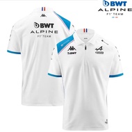 2024 Newest F1 Racing Jersey + BWT Alpine F1 Racing 2024 Team Polo Shirt + Summer Men&Women Short Sl