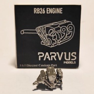 Parvus Models Nissan Rb26 Rb26Dett Engine Skala 1 64 Hot Wheels