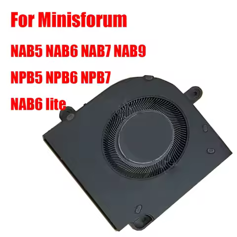 Replacement MINI PC CPU Fan For Minisforum NAB5 NAB6 NAB7 NAB9 NPB5 NPB6 NPB7 / NAB6 lite DC12V New