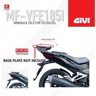 100% ORI} GIVI MF RACK SYM VFE 185I VFE185I 2025 - 2026 HEAVYDUTY ADJUSTABLE FOLD LIPAT RACK  MF-VFE