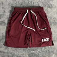 Basketball pants 3x3 American sports shorts men and women Summer quick dry can breathable running pa
