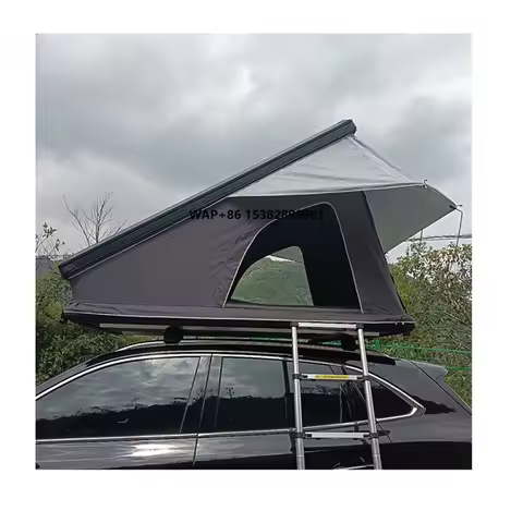 2-3 People Car Top Roof Tent Triangle Roof Top Tent with Tarp