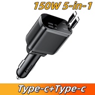 Car Inverter 12v To 220v Charger Usb Tape-C Fast Charging Car Charger Adapter Car Usb Port Car Charg