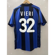 Retro Inter Milan Home Jersey, Ronaldo and Vieri (2001-02): High Quality Customized Vintage Football