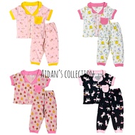 Pyjamas Button Jumping Beans Girl / Baju Tidur Butang Kanak-Kanak Perempuan ( 1 - 6 Tahun )
