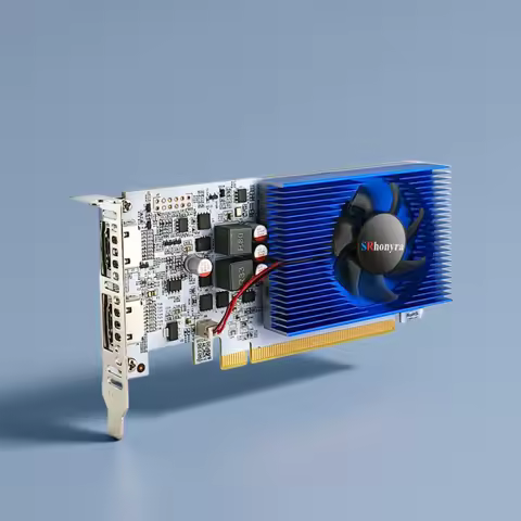 SRhonyra GT730 RX550 GT1030 GTX1050 1050Ti 4GB Low Profile Graphics Card,Low Profile GPU for SFF,ind