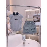 1.92025 Casual Suit Fashionable Two-Piece Little Girl Clothes 50016