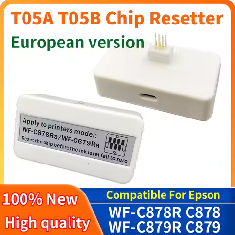 Europe T05A T05A1 T05A2 T05A3 T05A4 T05B Cartridge Chip Resetter For Epson WorkForce Pro WF-C878R WF