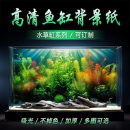 Ultra HD 8K Aquatic Plant Tank Aquarium Fish Tank Background Sticker 5D Wallpaper 3d Three-Dimension