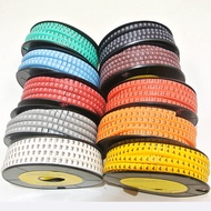 1000/350PCSt EC-0 /EC-1 /EC-2/ EC-3 Cable Markers Letter 0 to 9 Cable Wire Markers color 0.75mm2 1.5
