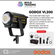 Godox VL200 VL-200 200W 5600K White Version LED Video Light Continuous Output Bowens Mount Studio Li