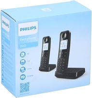 PHILIPS Cordless Phone | D2701B | D2702B | D2751B | D2752B with Handsfree Speaker Phone | Caller ID | 50 Phonebook memory | With/ Without Answering Machine Cordless Phone
